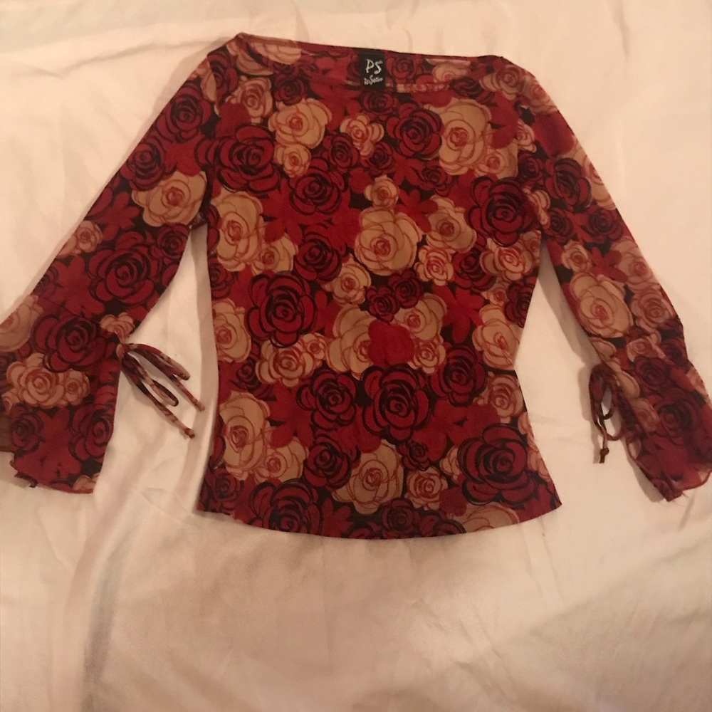 Floral Lace stretchy blouse